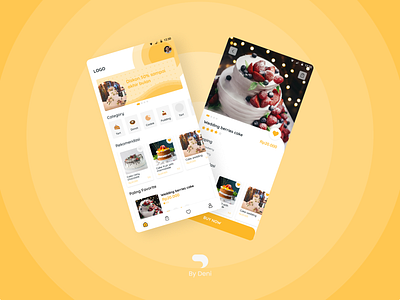 Cake App app design mobile mobile app ui uiux ux