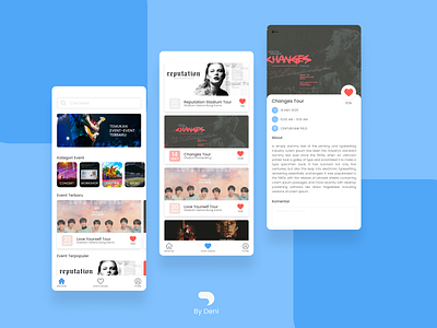 Epent App app event mobile responsive ui uiux ux website