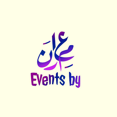 Logo of Events by Imran branding freelancer logo logo design logodesign logos logotype typography