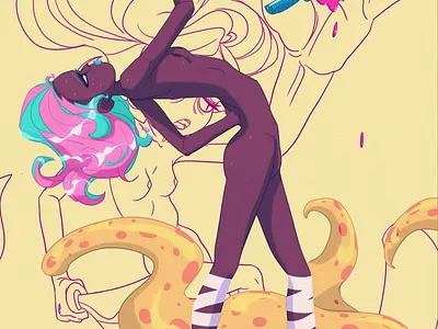 girl animation animation design art artist artwork character design design illustration illustrations photoshop