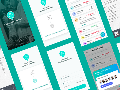 Lab Report Buddy iOS App app designer apple watch design blood blood report analyzer blood test dashboard ui diagnostic health app healthcare ios app lab lab report app medical app medical care medical design mobile dashboard pfizer productdesign test report uiux design
