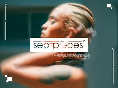 SeptPieces afro branding fashion label logo mode shirt style textile typography