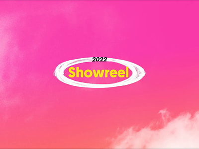 Showreel 2022 - Intro animation branding colourful creative graphic design loop minimal motion reel showreel typography
