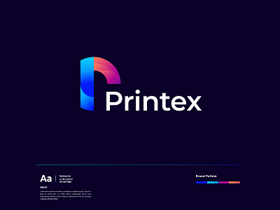 P Modern Letter Logo Design - Logo Branding 3d abstract logo brand identity branding business creative flat gradient graphic design illustration logo animation logo design logos logosketch minimal minimalist logo modern logo p letter logo professional typography