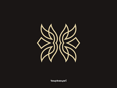 Golden Butterfly Abstract Logo abstract animal beautiful branding butterfly elegant gold golden icon illustration insect jewel jewelry line logo logo design luxurious luxury