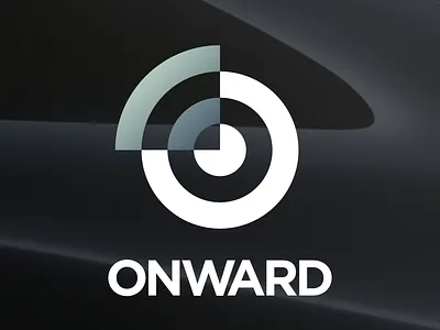 Driverless Car Logo Redo car dailylogo dailylogochallenge logo onward vector