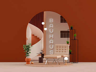 Bauhaus bauhaus c4d poster