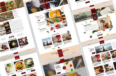 Cleo's Kitchen design ui ux web webdesign