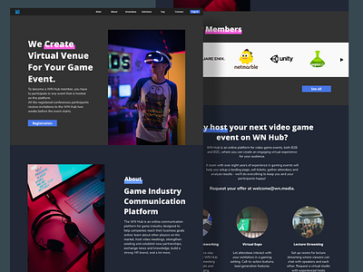 WNHUB Darkmode Redesign branding design explore productdesign uidesign uidesigner uiux uiuxdesign ux uxdesign