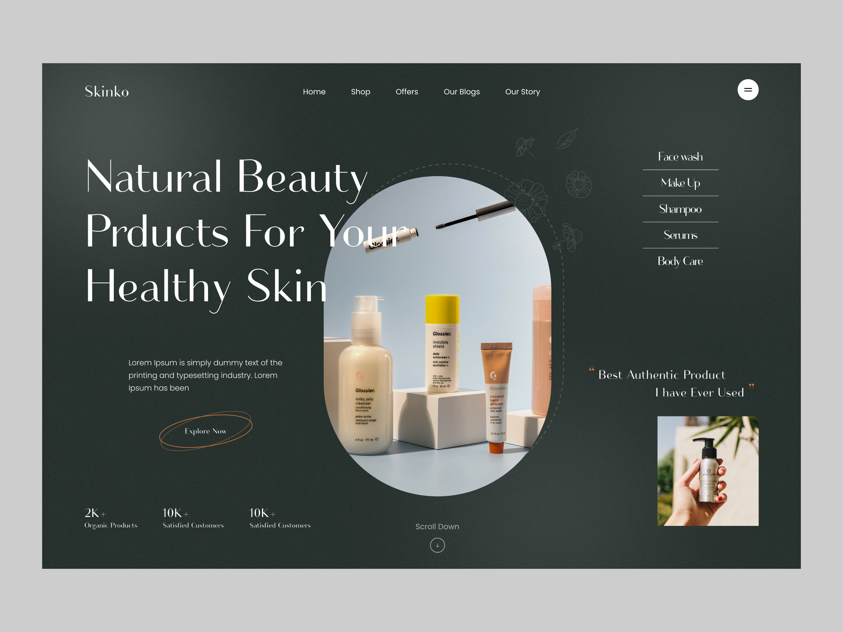 Beauty Product Website beauty beauty app beauty clinic beauty product beauty salon beauty website body care cosmetics cosmetics store cosmetics website curology ecommerce elegant fashion makeup personal care product skin care web design website