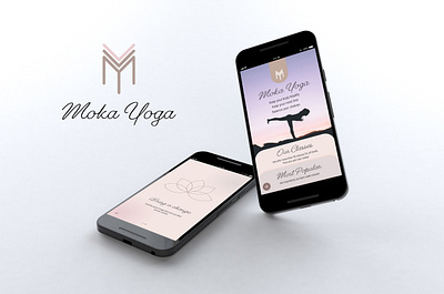 Moka Yoga app app design branding design mobile product design ux design ux ui yoga app