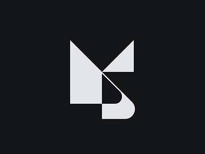 MS arrows bold design icon logo logotype monogram simple