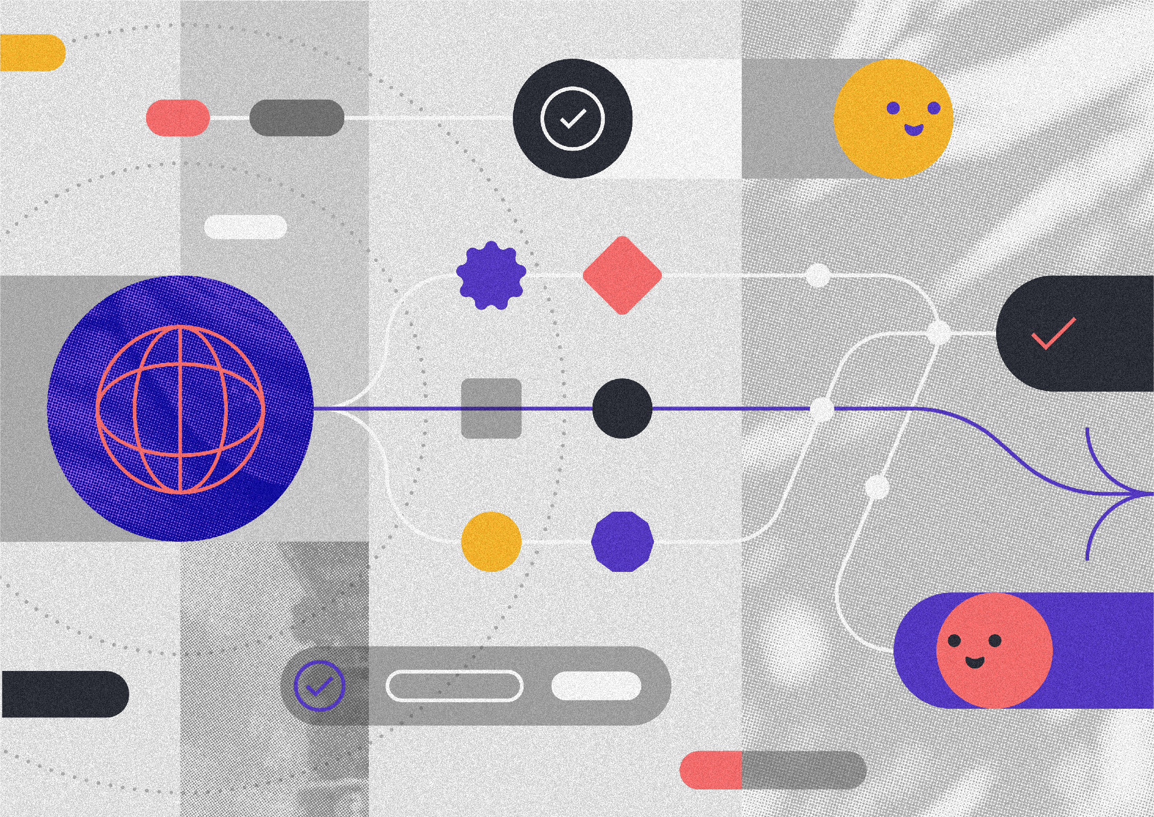 Harvard Business Review Graphics abstract graphics editorial graphics geometric shapes graphic harvard business review hbr icon illustration