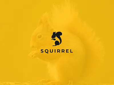 squirrel logo abstract abstract logo brand and identity branding corporate branding design dribbble best shot icon illustration logo squirrel logo typography