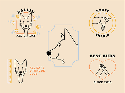 Laney montage creative creative design design dog dog art dog illustration flat flat design graphic design icons illustration illustrator minimal vecor vector art