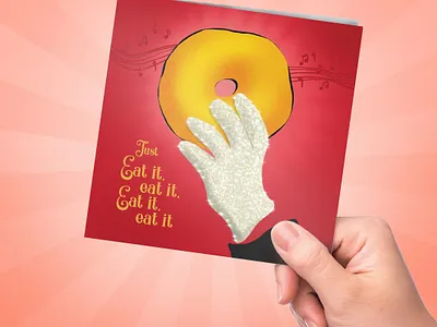 Greetz x Bagels & Beans - Eat It card card design design greetz illustration illustration art illustration design illustrator procreate