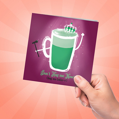 Greetz x Bagels & Beans - Queen card card design design greetz illustration illustration art illustration design illustrator procreate