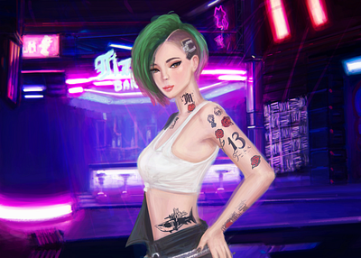 Judy Alvarez Fan Art art artwork character character art concept art cyberpunk cyberpunk 2077 cyberpunk2077 digital art digital illustration digitalart drawing drawingart fan art fanart illustration illustration art illustration digital painting videogame