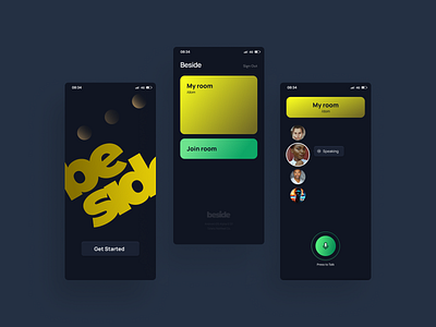 Voice Chat Mobile App Concept chat collaboration community design group ios mobile product design ui ux voice