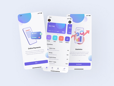 Online Banking app bank design ecommerce mobileapp ui ux