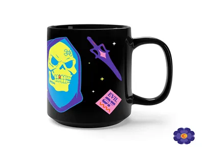 EVIL AF - MUG adobe illustrator brand identity branding design evil illustration illustrator mug typography vector
