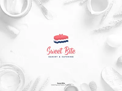 Sweet Bite bakery bite branding catering design logo pastry sweet sweets