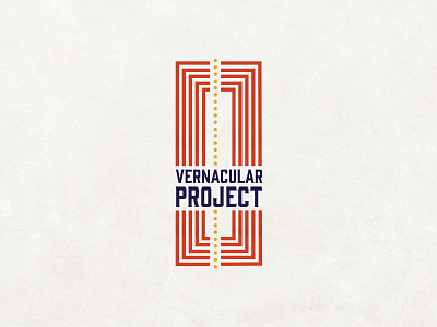 Vernacular Project Logo Design abstract basic shapes branding design geometric graphicdesign logo logodesign multicolor primary colors vector