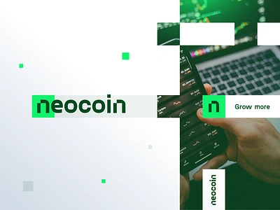 Neocoin abstract branding corporate crypto currency digital finance fintech letter logo mark minimal n nft tech technology typeface wallet web3 young