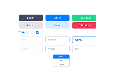 UX UI Inputs & Buttons Works all app colors dark design figma ui ux web website