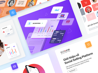 Social Selling Platform chatbot ecommerce influencer product design sellers uidesign uxui visual design