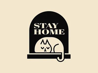 stay home animal cute home illustration illustrator vector