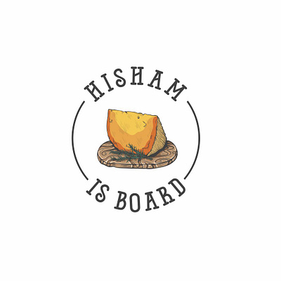 Hisham is Board design logo vector