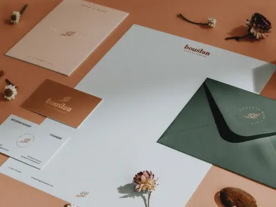 Boustan - Brand Identity brand branding branding mockup brochure business card download free freebie identity letterhead logo mockup mockupcloud portfolio presentation psd showcase stationery template typography