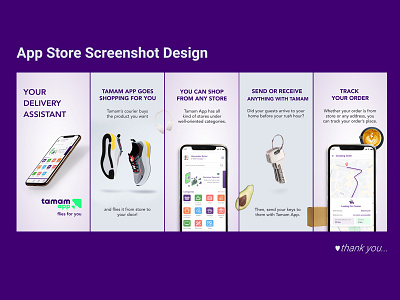 App Store Screenshot Design app delivery delivery app design onboarding onboarding screen onboarding ui ui ux