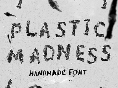 FREE Plastic Madness Font adobe illustrator craft creative design displayfont downloadfree font fonts free freefont freeletters handmade illustration letter lettering letters original poster typeface typography