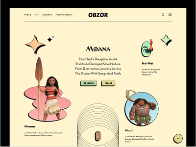 Concept web site - Reviews color concept creative design figma graphic design minimalism moana obzor ui ux web webdesign website wordpre