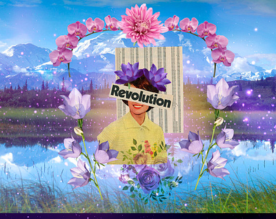 Revolucion primavera collage collage digital design illustration photomanipulacion photoshop