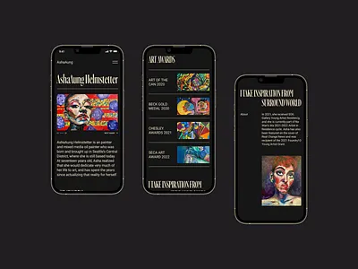 AshaAung Helmstetter | Mobile App app branding design graphic design illustration logo mobile app portfolio app typography ui ux vector web design