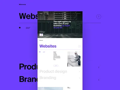 Vide Infra Website agency business homepage minimal services ui vide infra
