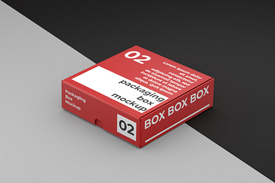 Packaging Box 2 blender3d design illustration mockups mockups design