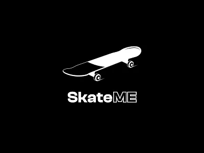 SkateBoard Logo Concept. branding brandingdesign clean creative design figma graphic design logo logobranding logodesign minimal monochramatic ui uidesigners uigarage uigers uiux ux uxdesigners uxtrends