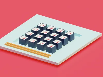 Sushi blend design graphicdesign illustraion illustration illustrator procreate