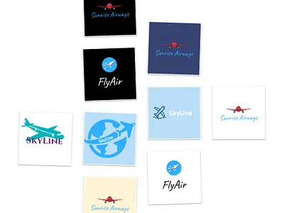 Day 12 of #dailylogochallenge airline canva dailylogochallenge design logo logodesign plane