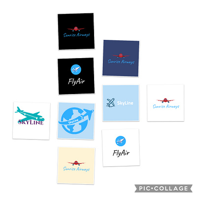 Day 12 of #dailylogochallenge airline canva dailylogochallenge design logo logodesign plane