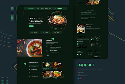 Dribbble food food delivery food delivery ui landing page responsive design restaurant ui design