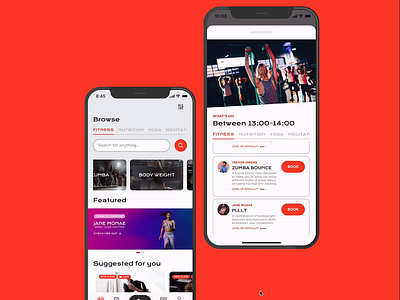 Four Percent - Digital Wellness Live Stream App branding branding and identity fitness healthtech product productdesign technology ui uidesign uiux uxdesign