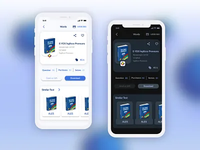 Dark&Light Mode || Mobile App Design app appdesign dark mode dark ui darktheme design mobile product design test ui ui design uiux user interface