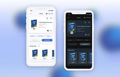 Dark&Light Mode || Mobile App Design app appdesign dark mode dark ui darktheme design mobile product design test ui ui design uiux user interface