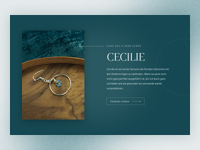 fridde | Handmade Jewelry design figma jewelery jewelry landing page photo typography ui web webdesign website