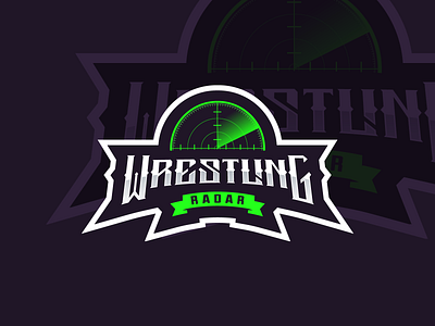 Wrestling news website emblem breaking news event green news radar result rign signal sport squared web website wrestle